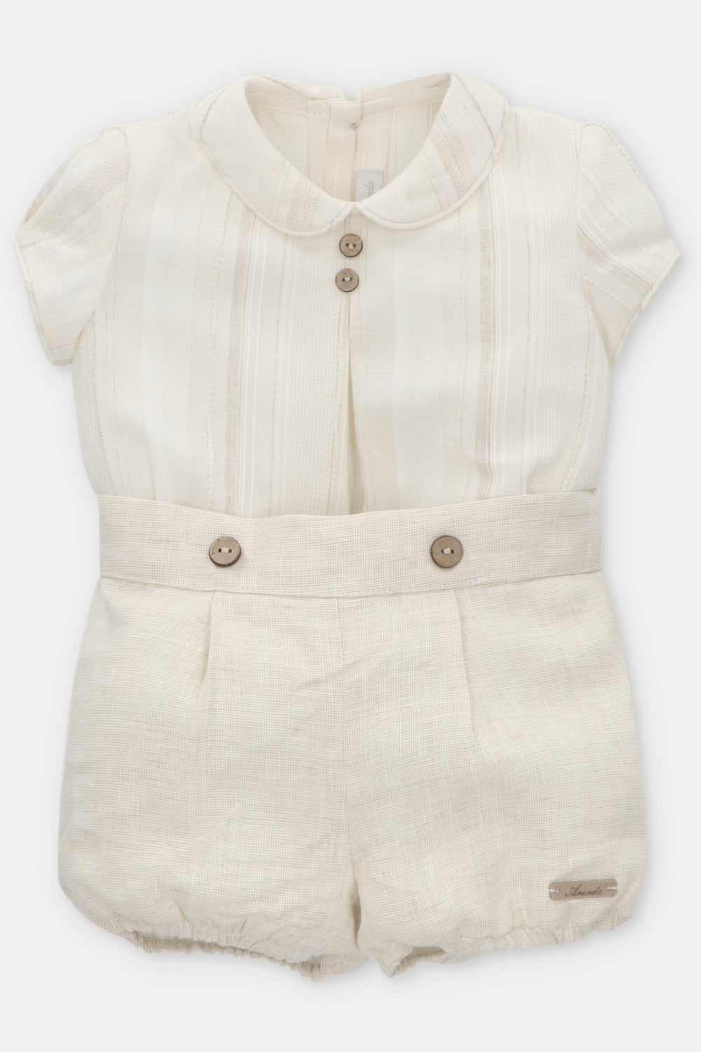 Martín Aranda PREORDER "Reginald" Cream Shirt & Jam Pants | Millie and John