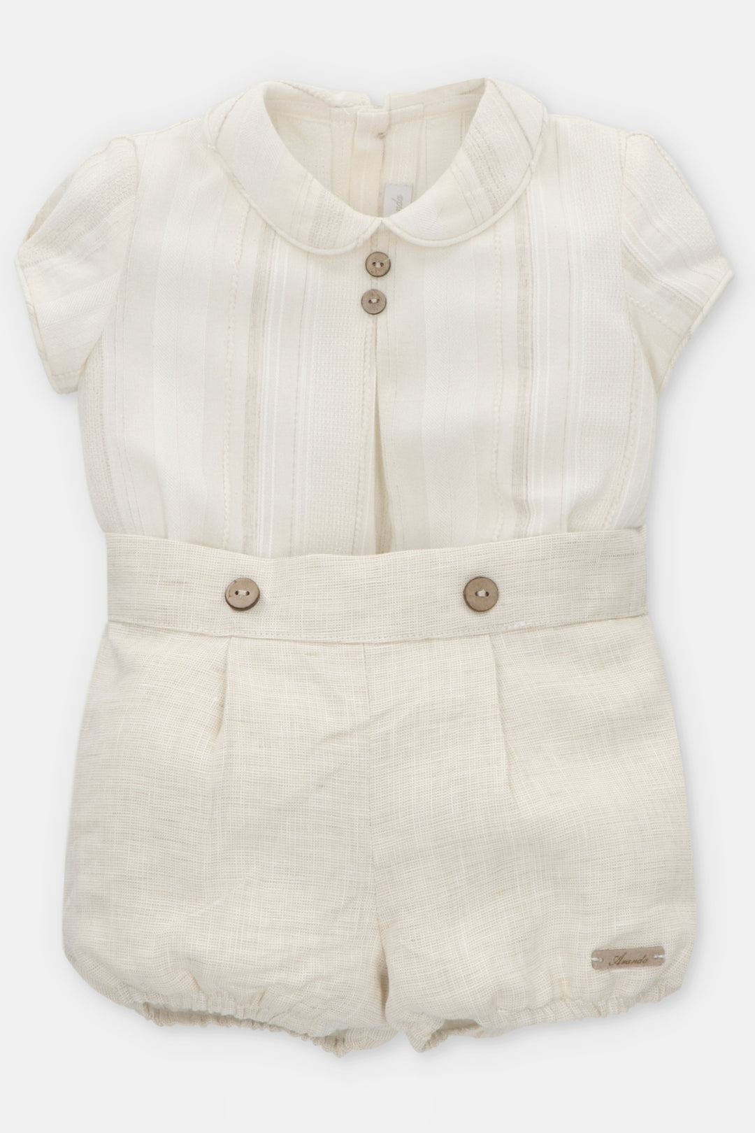 Martín Aranda PREORDER "Reginald" Cream Shirt & Jam Pants | Millie and John