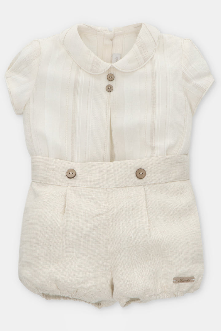 Martín Aranda PREORDER "Reginald" Cream Shirt & Jam Pants | Millie and John