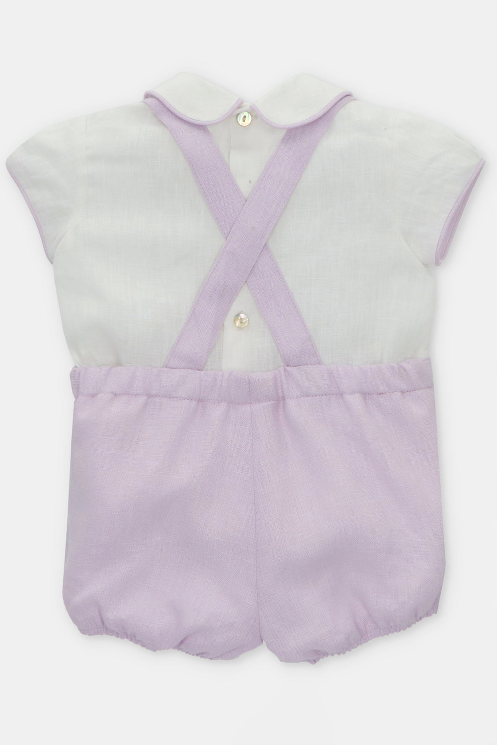 Martín Aranda "Wilfred" Lavender Shirt & Jam Pants with Braces | Millie and John