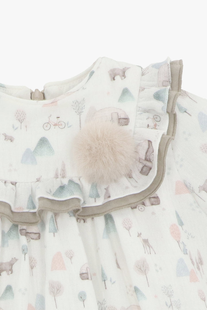 Martín Aranda "Myla" Winter Print Dress & Bloomers | Millie and John