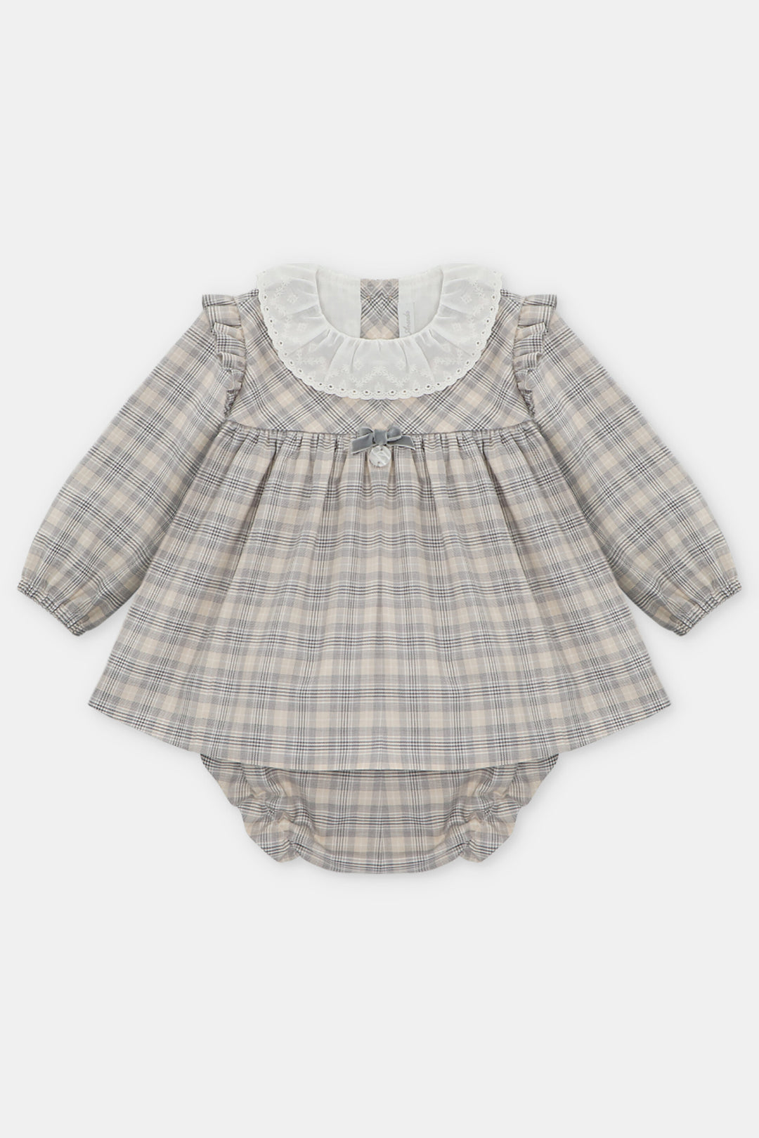 Martín Aranda "Maisie" Stone Tartan Dress & Bloomers | Millie and John