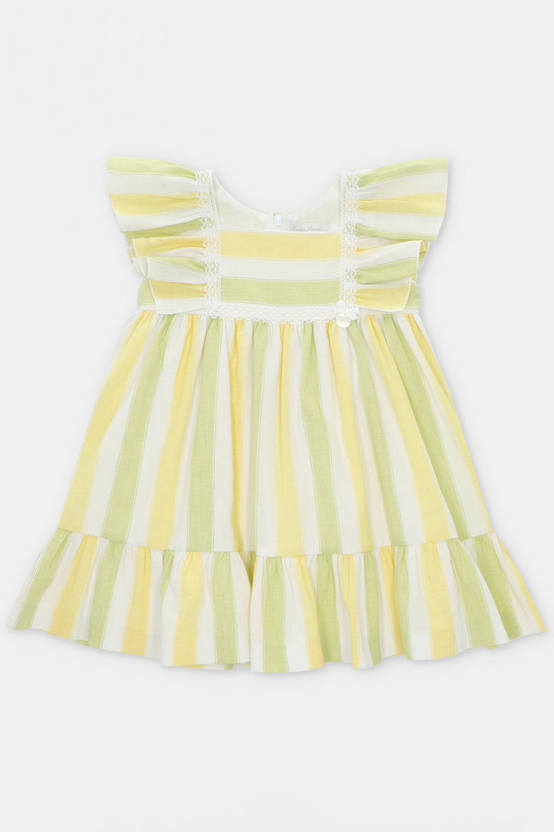 Martín Aranda "Callista" Lemon & Lime Striped Dress | Millie and John