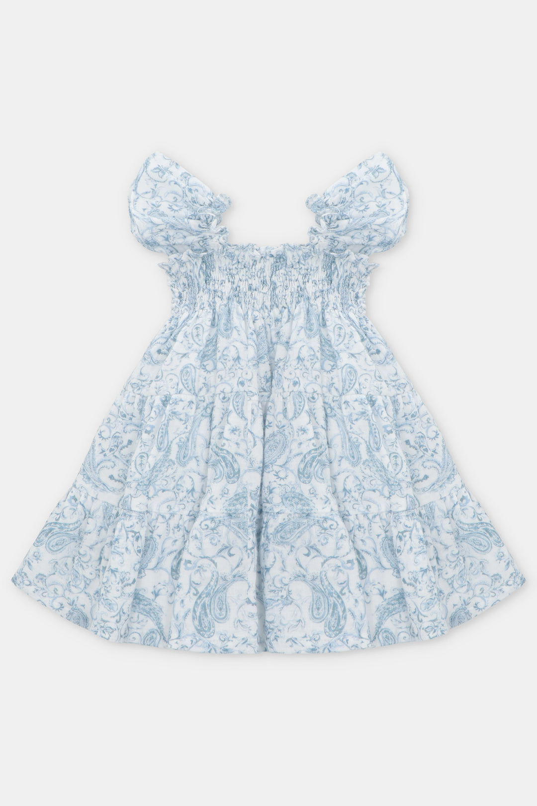 Martín Aranda "Winifred" Blue Paisley Dress | Millie and John