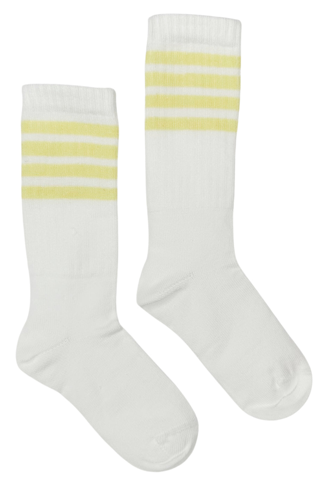Meia Pata Lemon Stripe Knee High Sport Socks | Millie and John