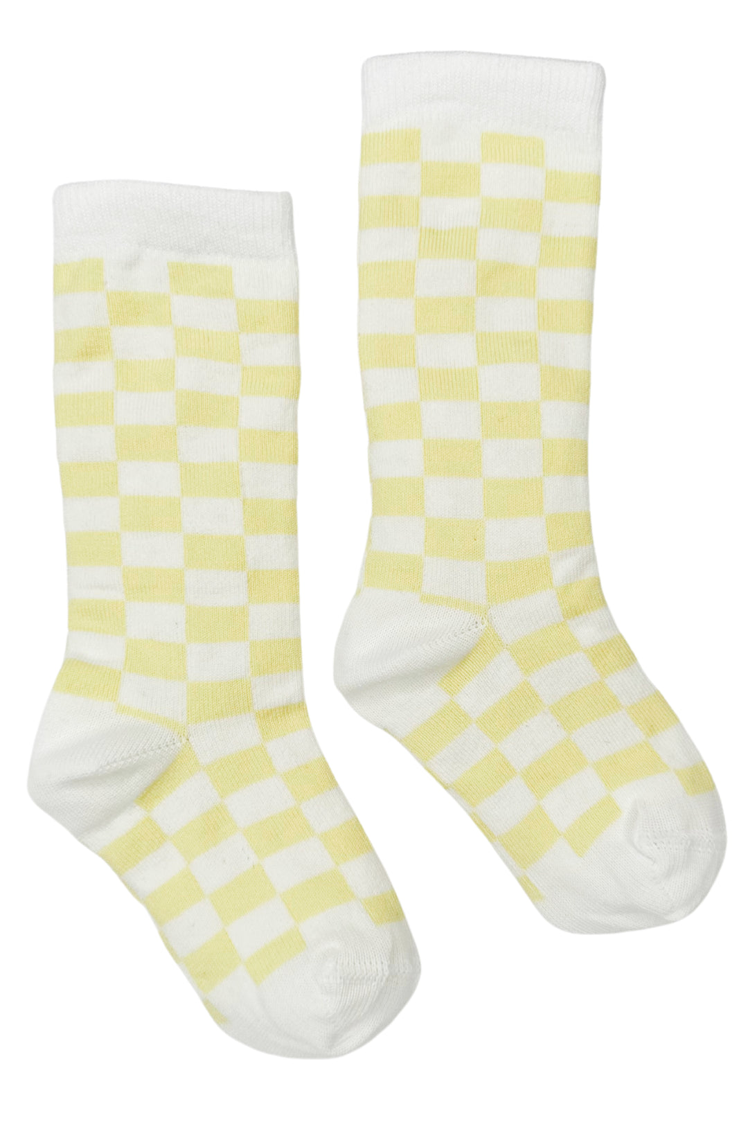 Meia Pata Lemon Checkerboard Knee High Socks | Millie and John