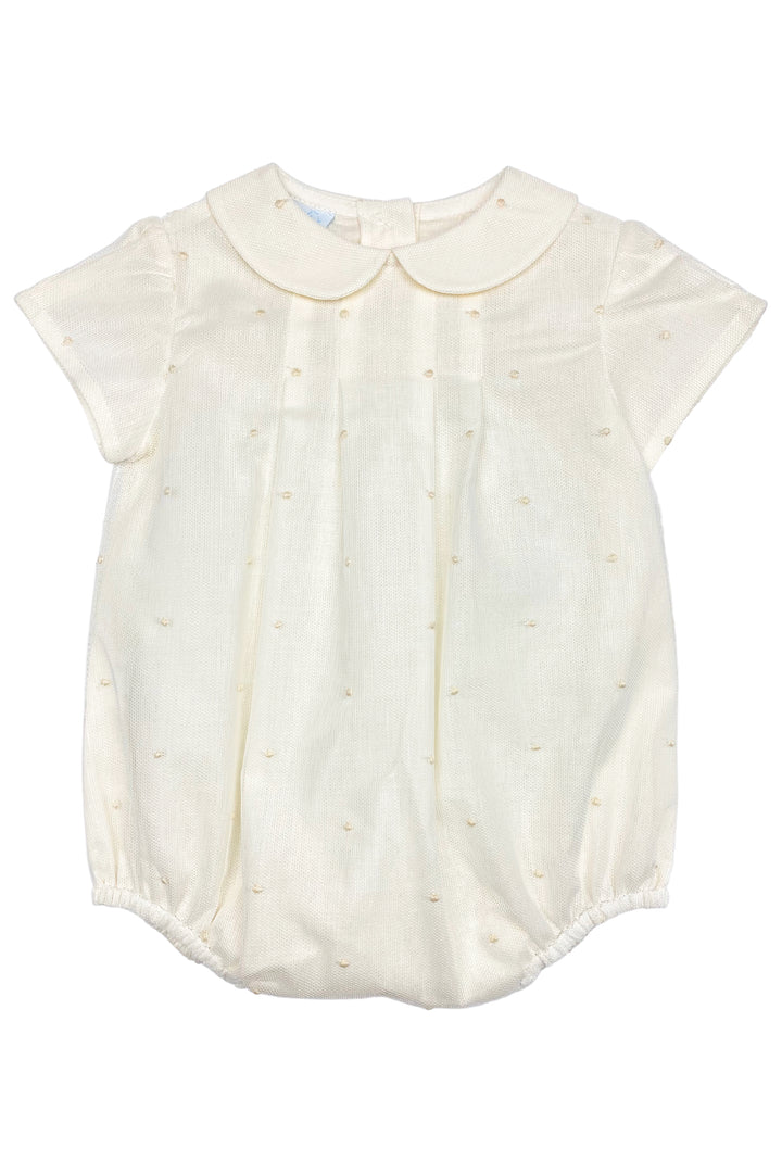 Granlei "Shay" Ivory Polka Dot Romper | Millie and John