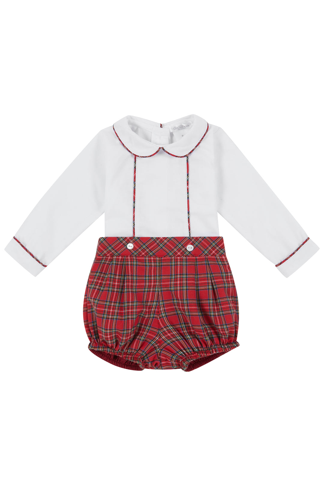 Deolinda "Dennie" Red Tartan Shirt & Jam Pants | Millie and John