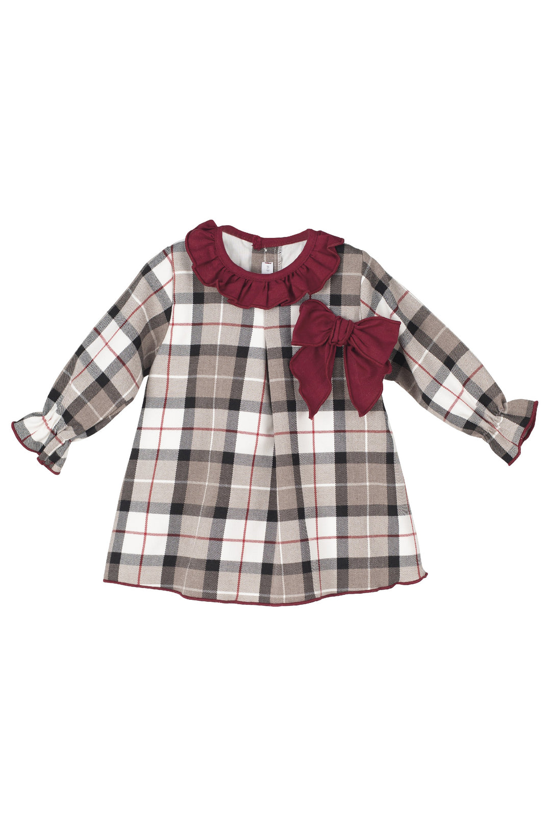 Calamaro Excellentt "Aylah" Stone Tartan Dress | Millie and John