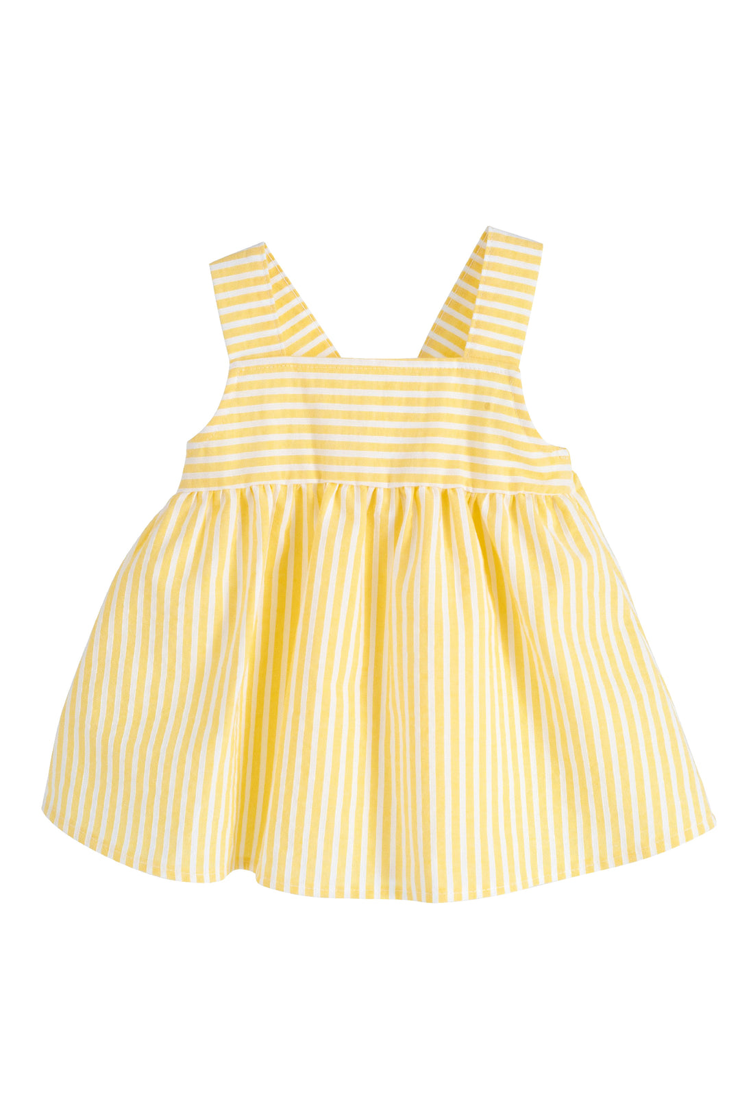 Calamaro "Saoirse" Lemon Striped Dress | Millie and John