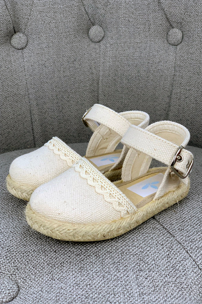 Sardon Linen Espadrille Sandals | Millie and John