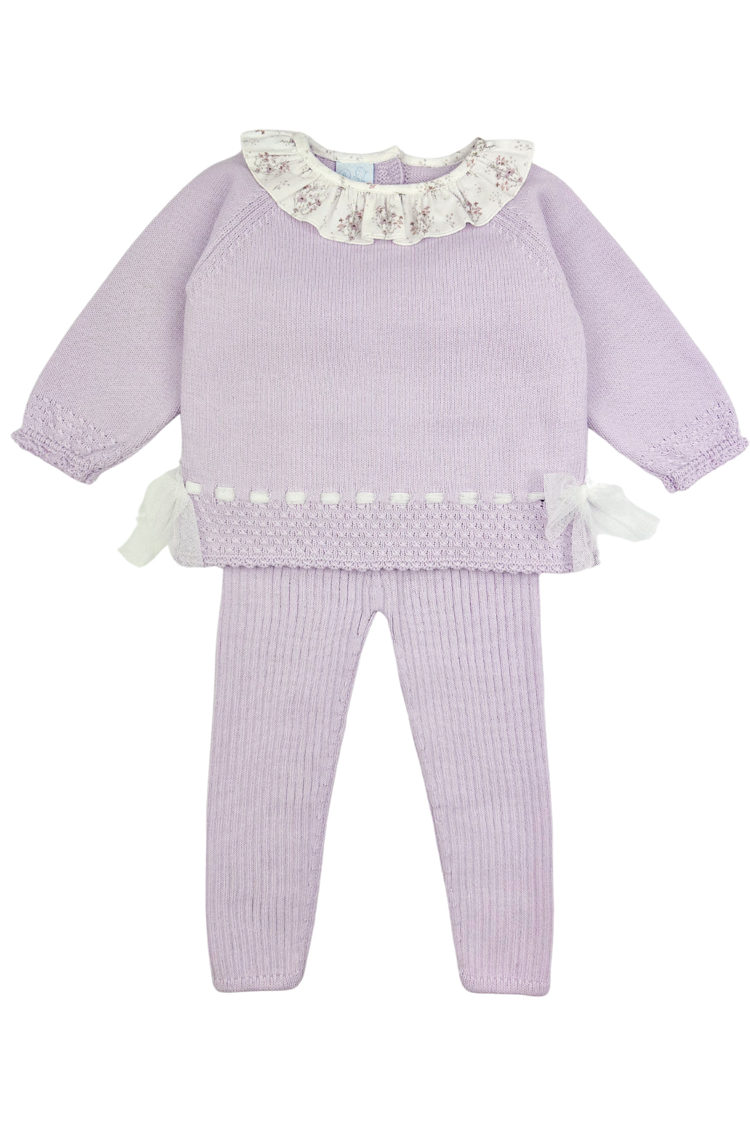 Granlei "Elaia" Lilac Tulle & Knit Top & Leggings | Millie and John