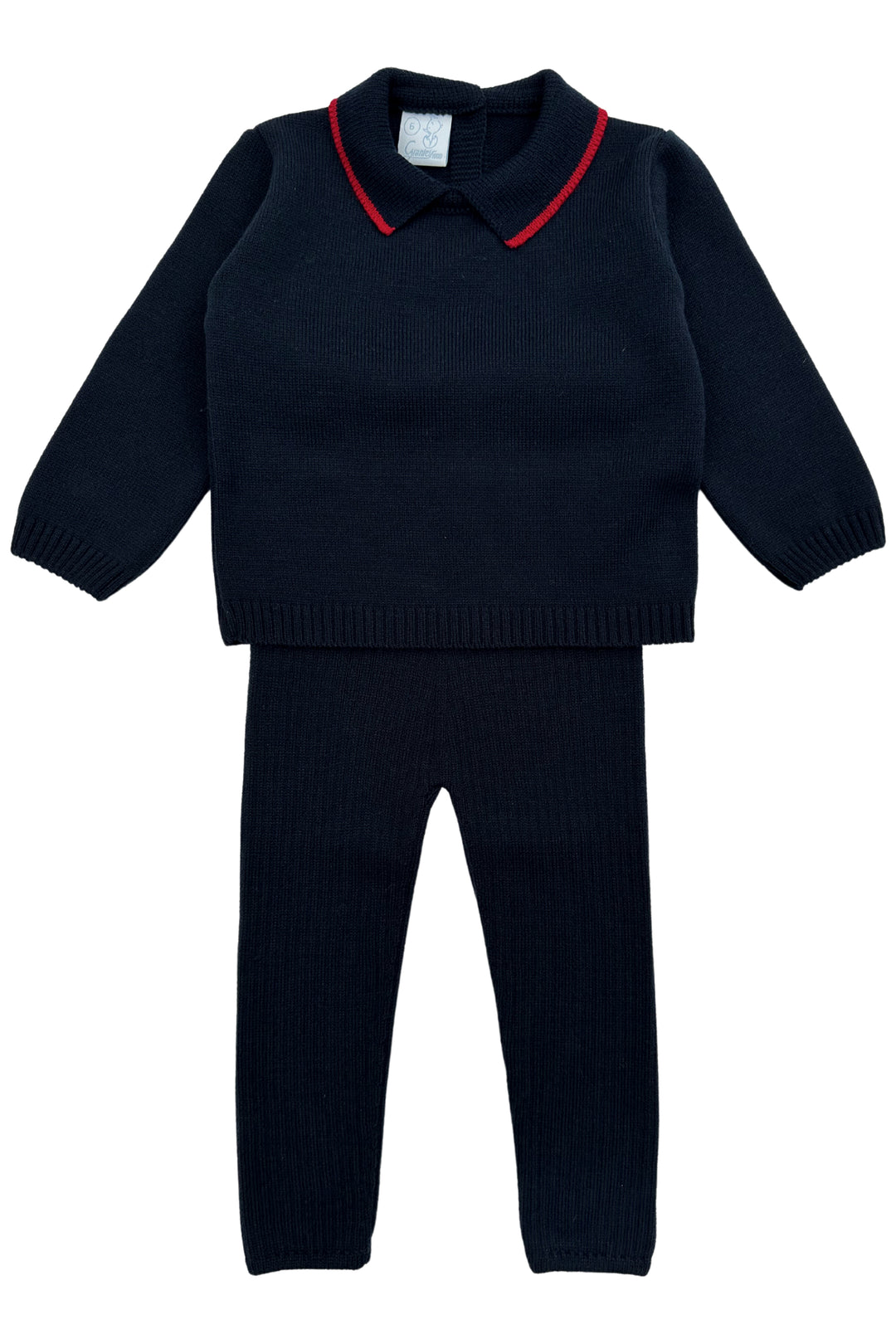 Granlei "Bodhi" Navy Knit Top & Leggings | Millie and John