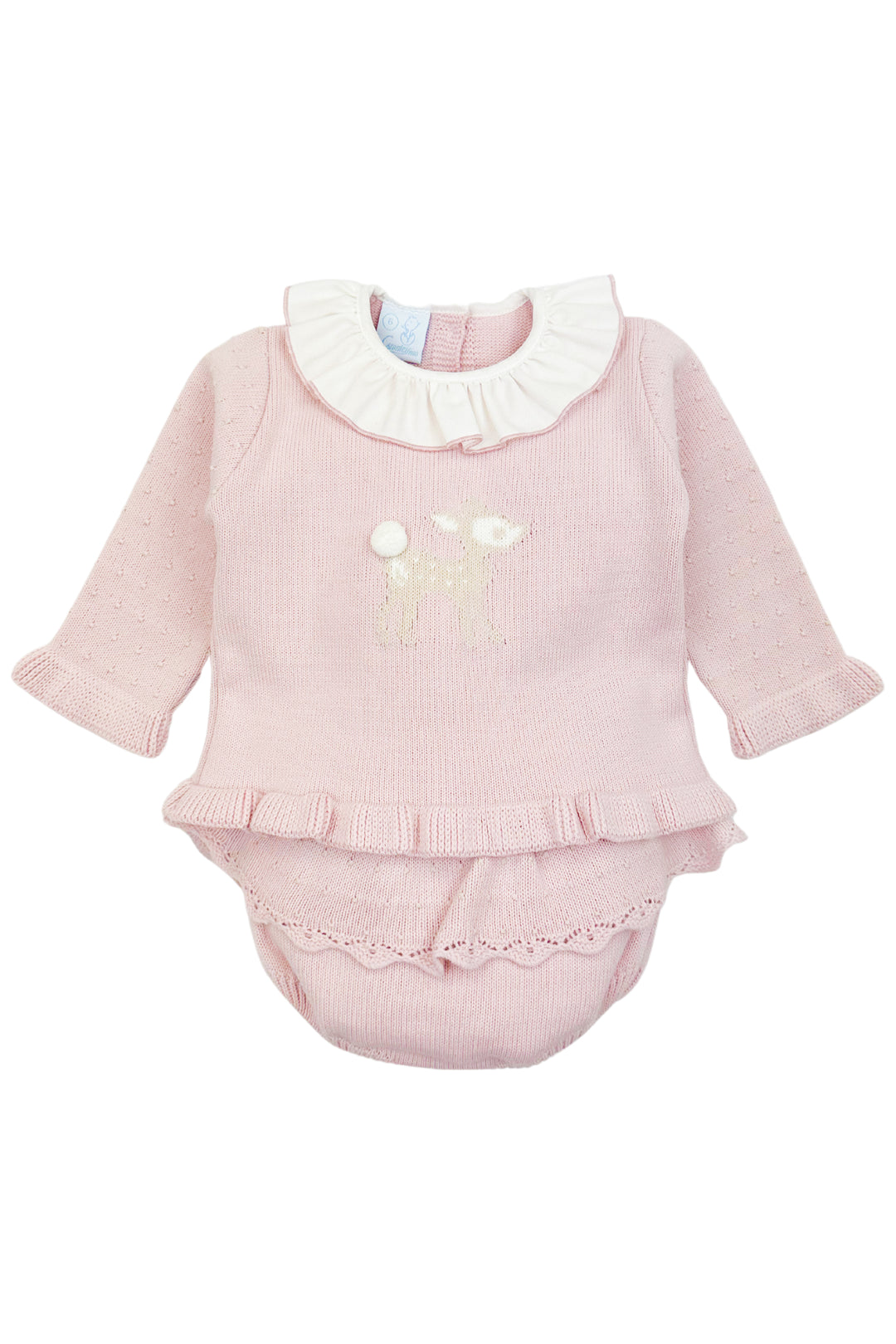 Granlei "Juno" Dusky Pink Knit Top & Bloomers | Millie and John