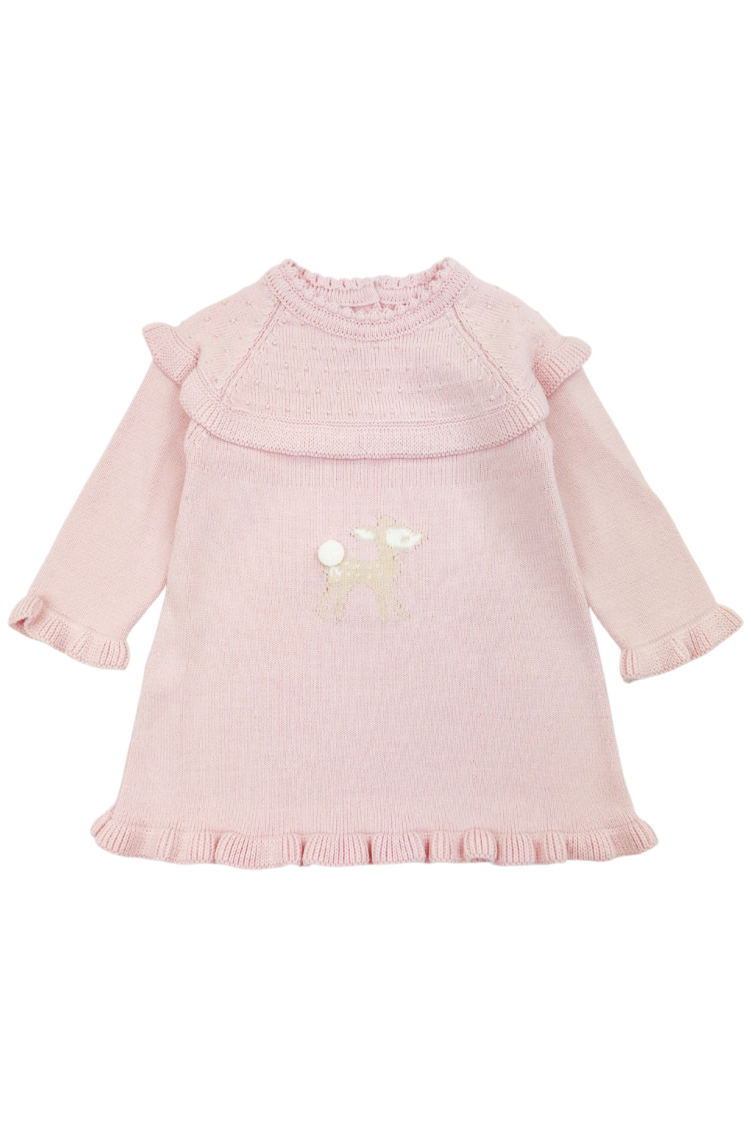 Granlei "Cora" Dusky Pink Knit Bambi Dress | Millie and John