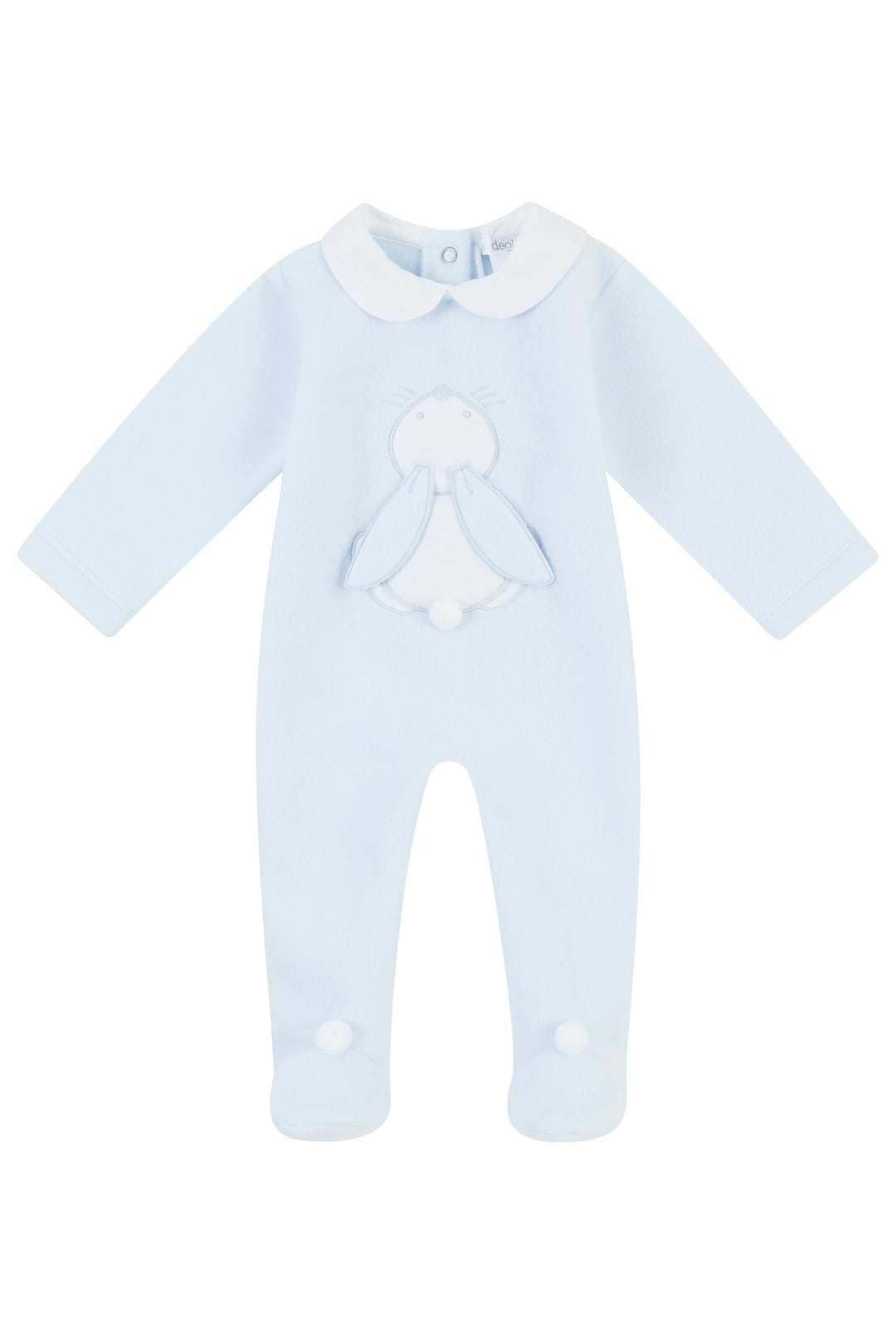 Deolinda "Sage" Fleece Bunny Sleepsuit | Millie and John