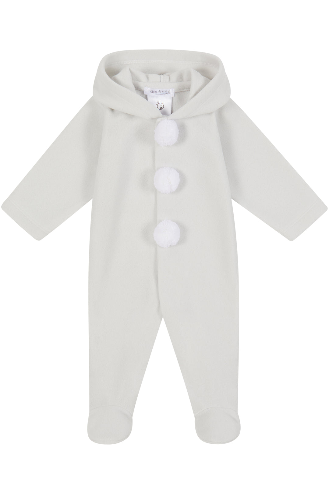 Deolinda "Wren" Pom Pom Fleece Pramsuit | Millie and John