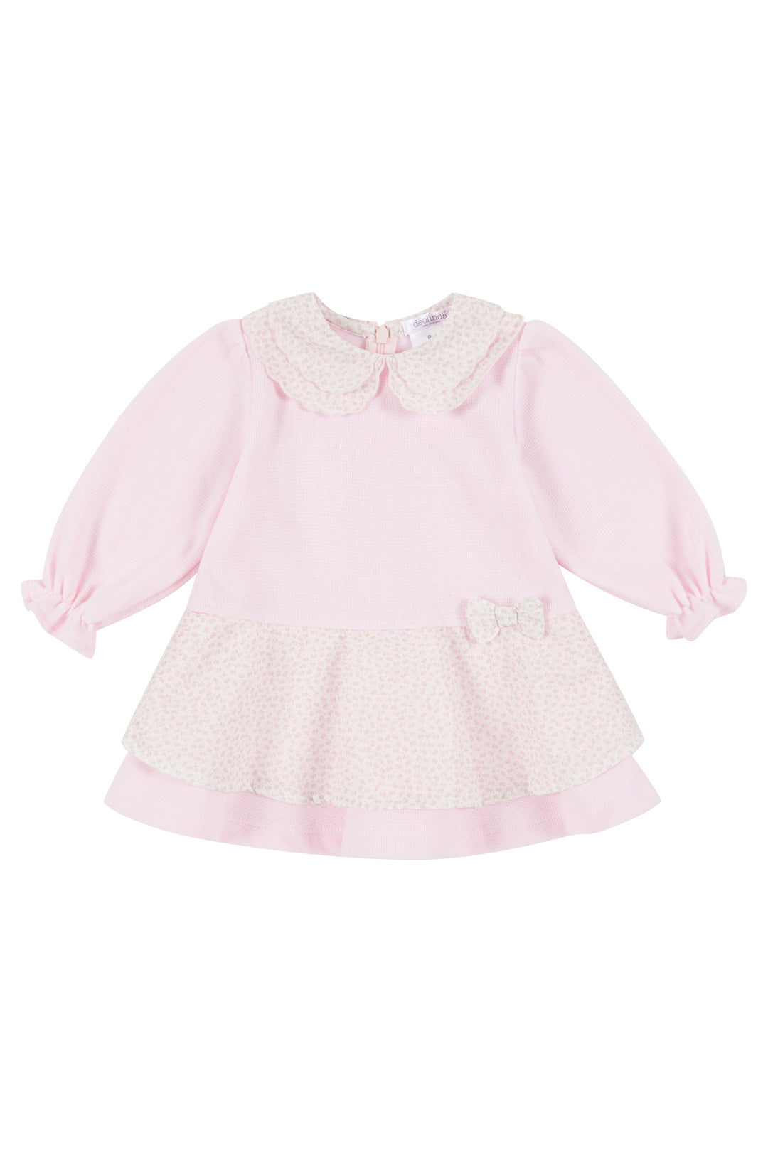 Deolinda "Sofia" Baby Pink Floral Dress | Millie and John