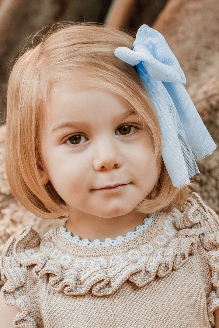 Rahigo PREORDER Large Tulle Hair Bow | Millie and John