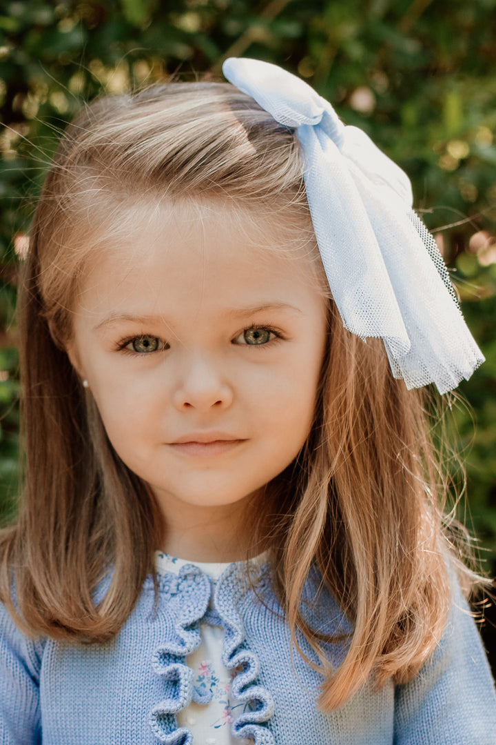 Rahigo PREORDER Large Tulle Hair Bow | Millie and John