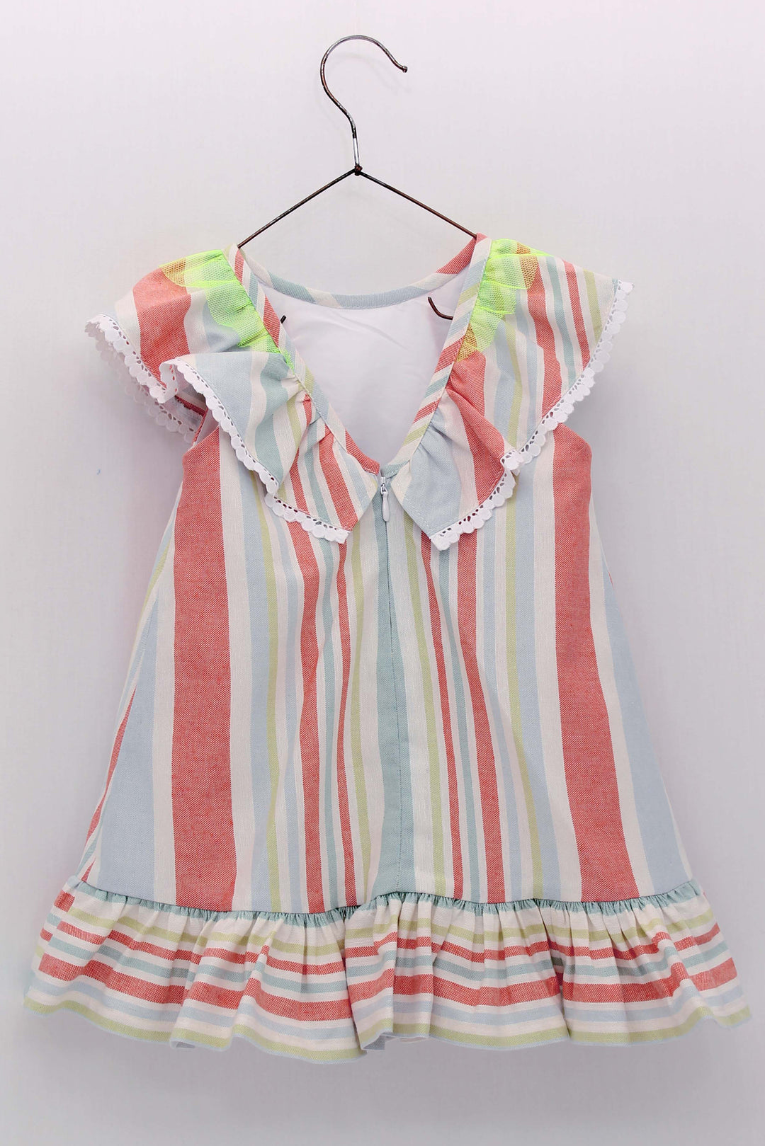 Foque PREORDER "Calliope" Multicoloured Striped Dress | Millie and John