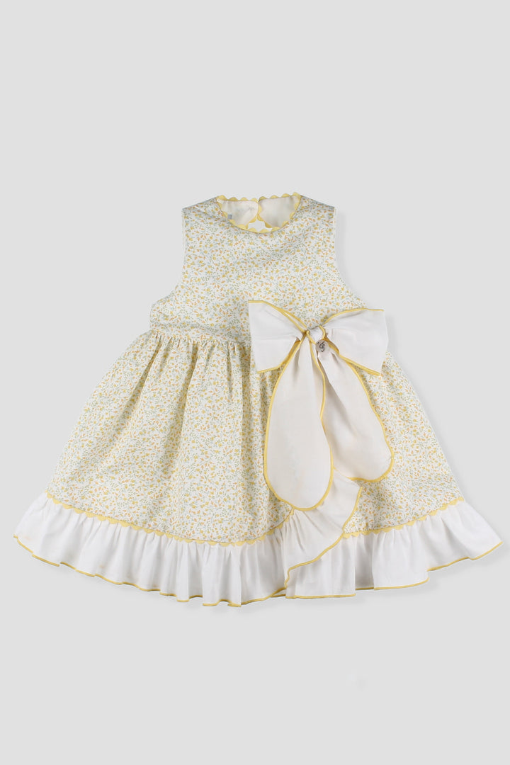 Foque "Mirabelle" Lemon Floral Dress | Millie and John