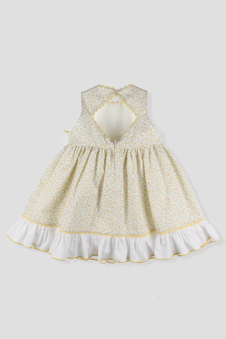 Foque "Mirabelle" Lemon Floral Dress | Millie and John