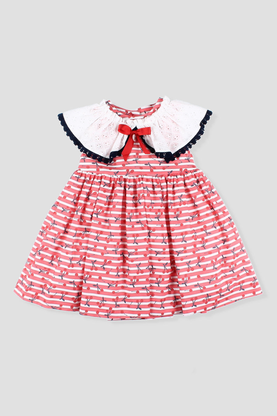 Foque "Dixie" Red Cherry Print Dress | Millie and John