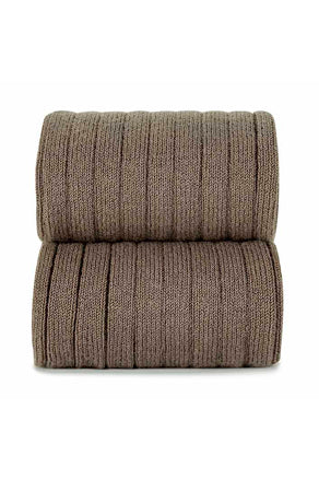 Condor Mink Ribbed Tights | Millie and John