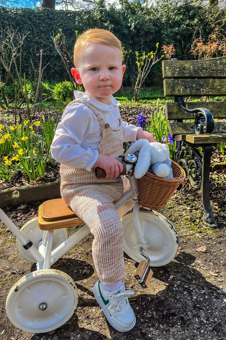 Wedoble "Channing" Multicoloured Knitted Dungarees | Millie and John
