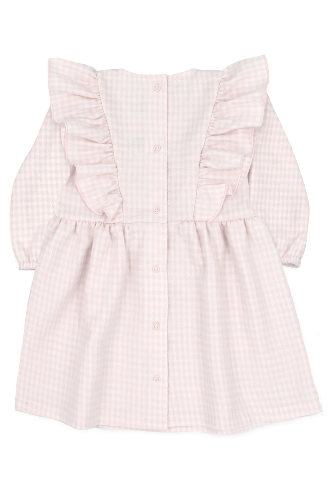 Rapife "Coraline" Pink Houndstooth Dress | Millie and John