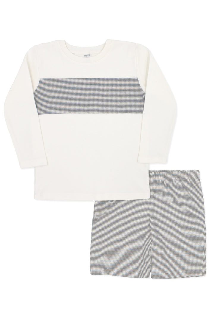 Rapife "Emerson" Houndstooth Top & Shorts | Millie and John