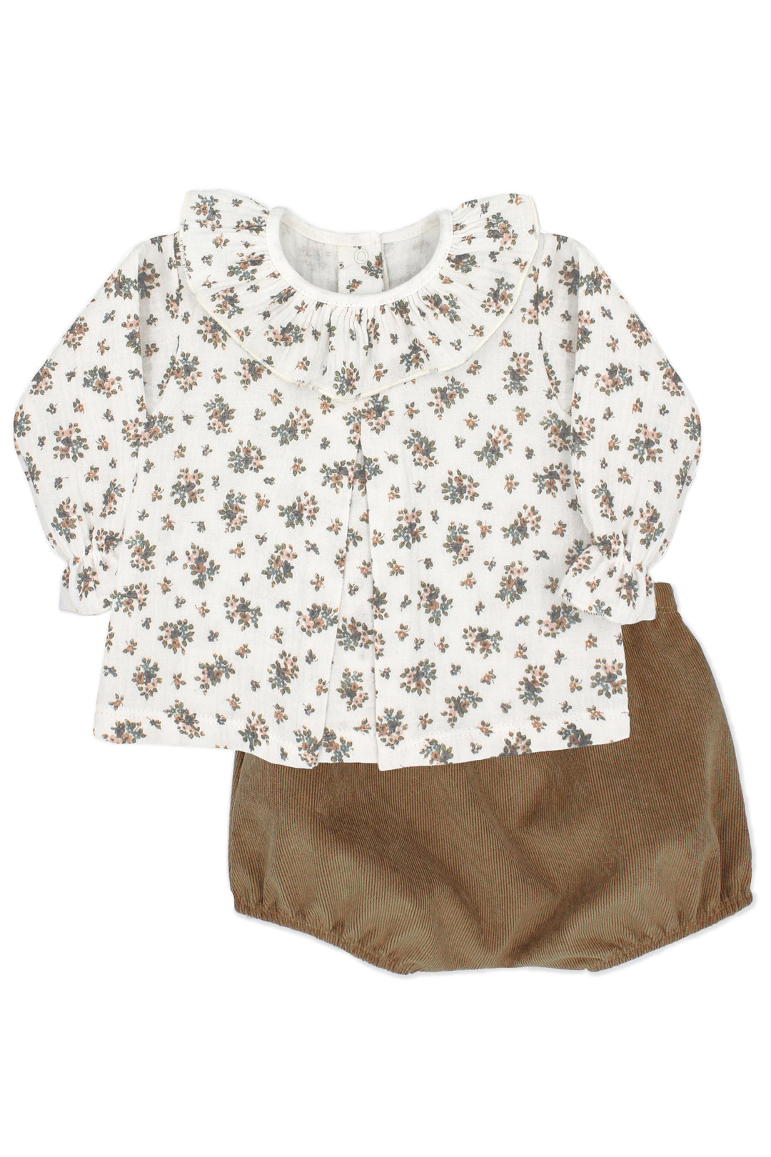 Rapife "Kiara" Vintage Floral Blouse & Bloomers | Millie and John