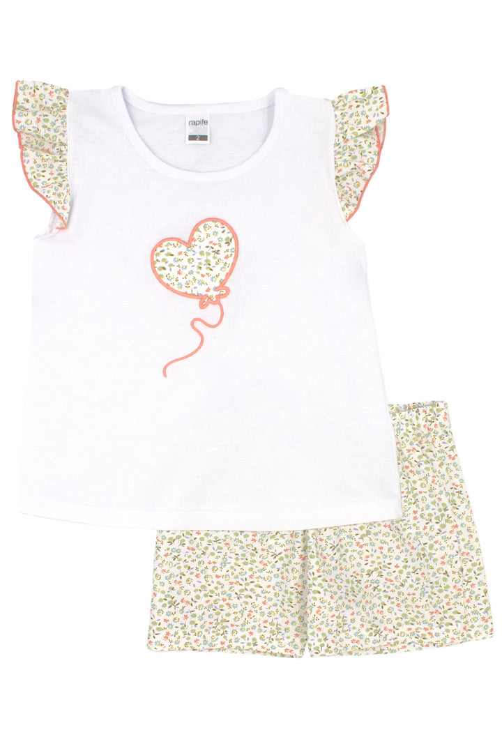 Rapife PREORDER "Estrella" Sage Green Floral Blouse & Shorts | Millie and John
