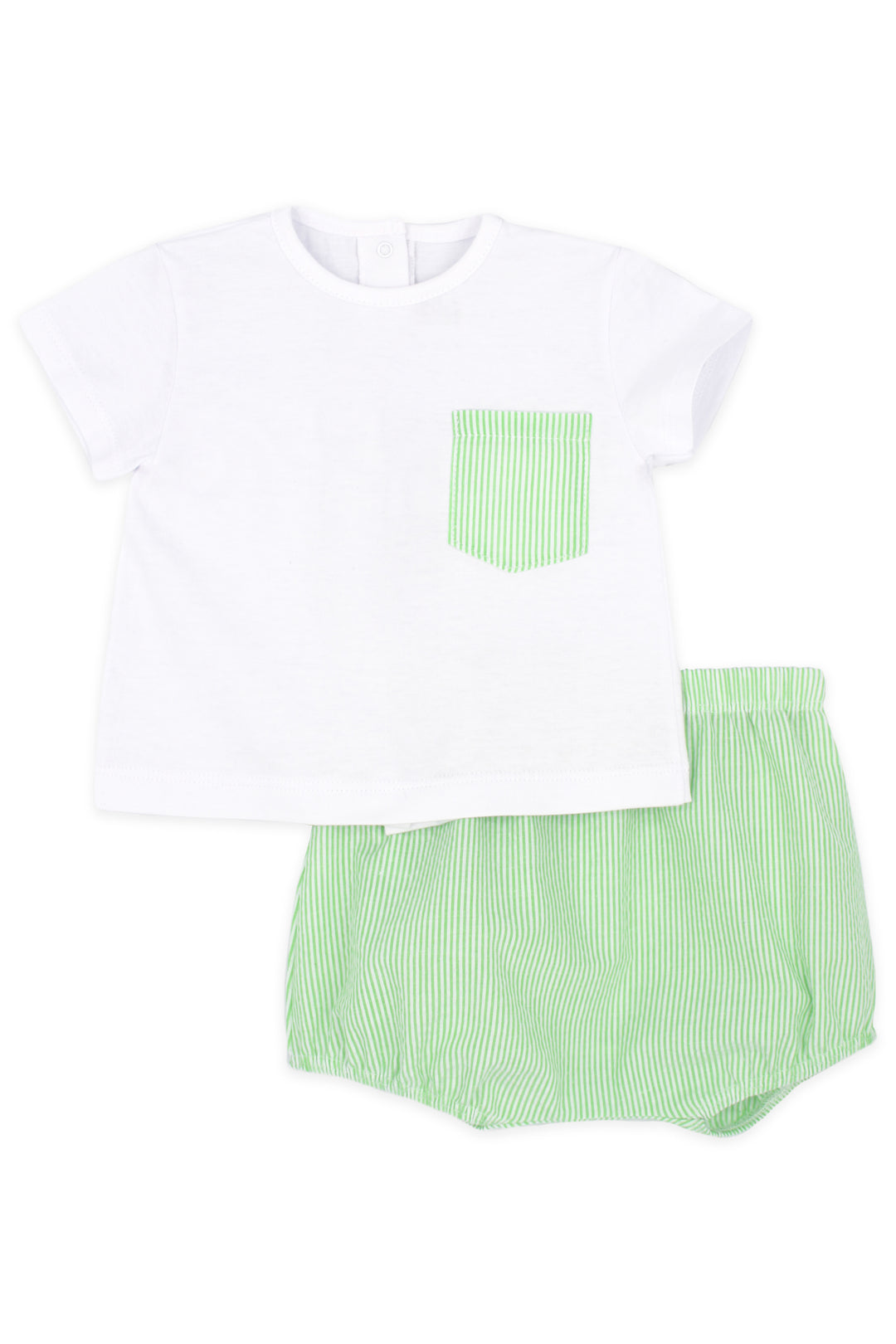 Rapife PREORDER "Cody" Apple Green Stripe T-Shirt & Jam Pants | Millie and John