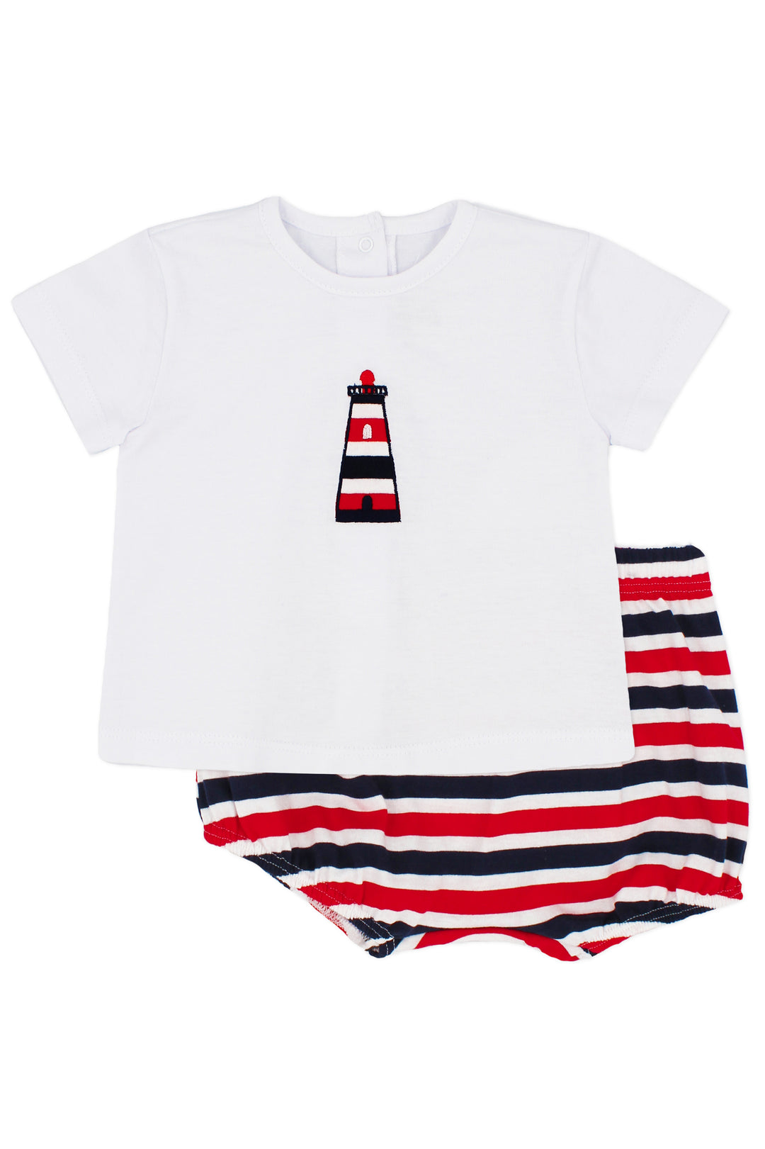 Rapife PREORDER "Killian" Red & Navy Stripe T-Shirt & Jam Pants | Millie and John