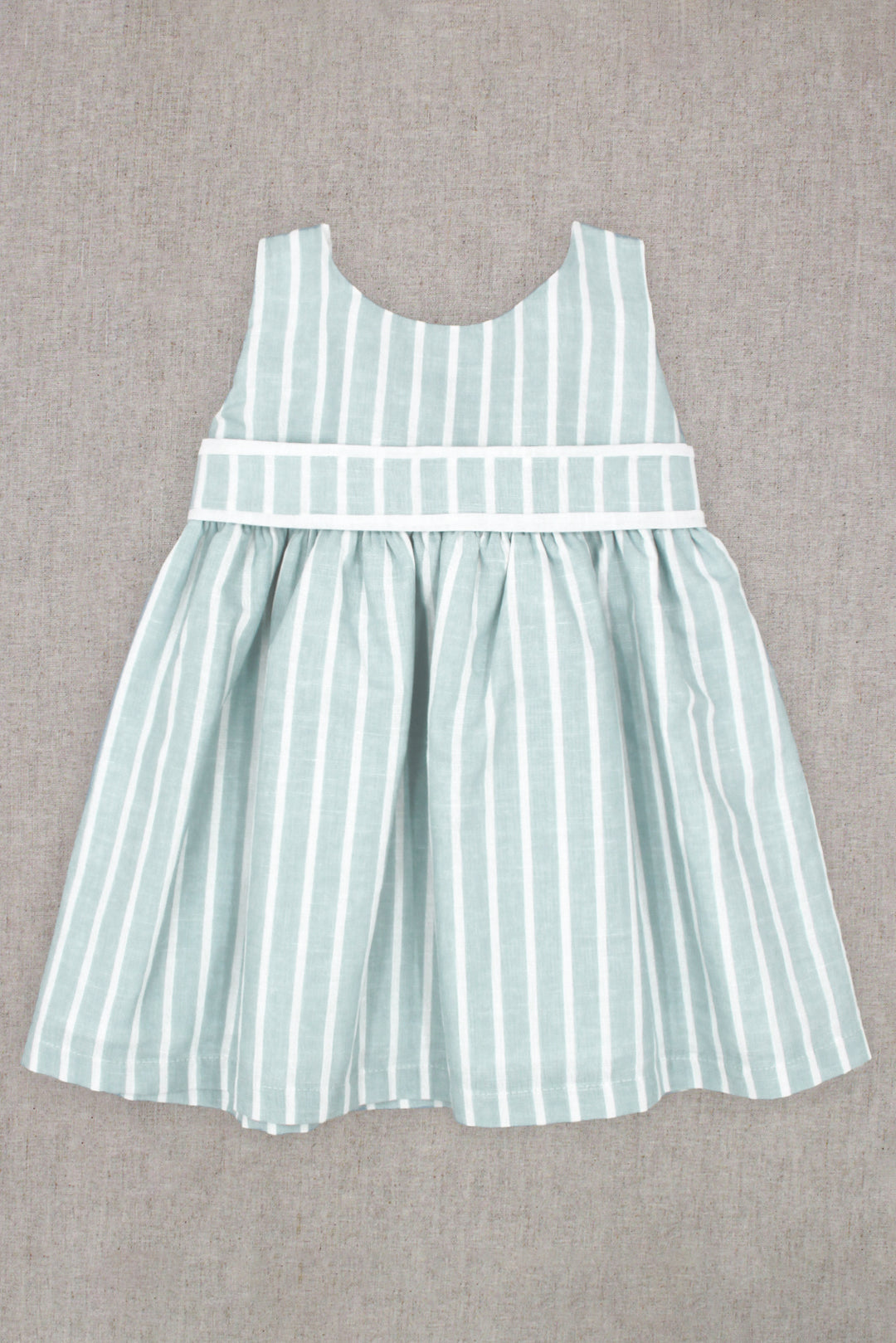 Rapife "Delilah" Light Teal Striped Dress | Millie and John