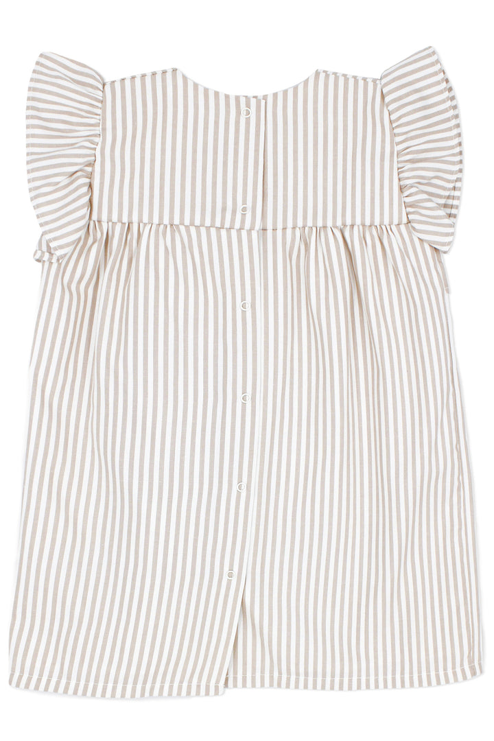 Rapife "Faith" Beige Stripe Dress | Millie and John