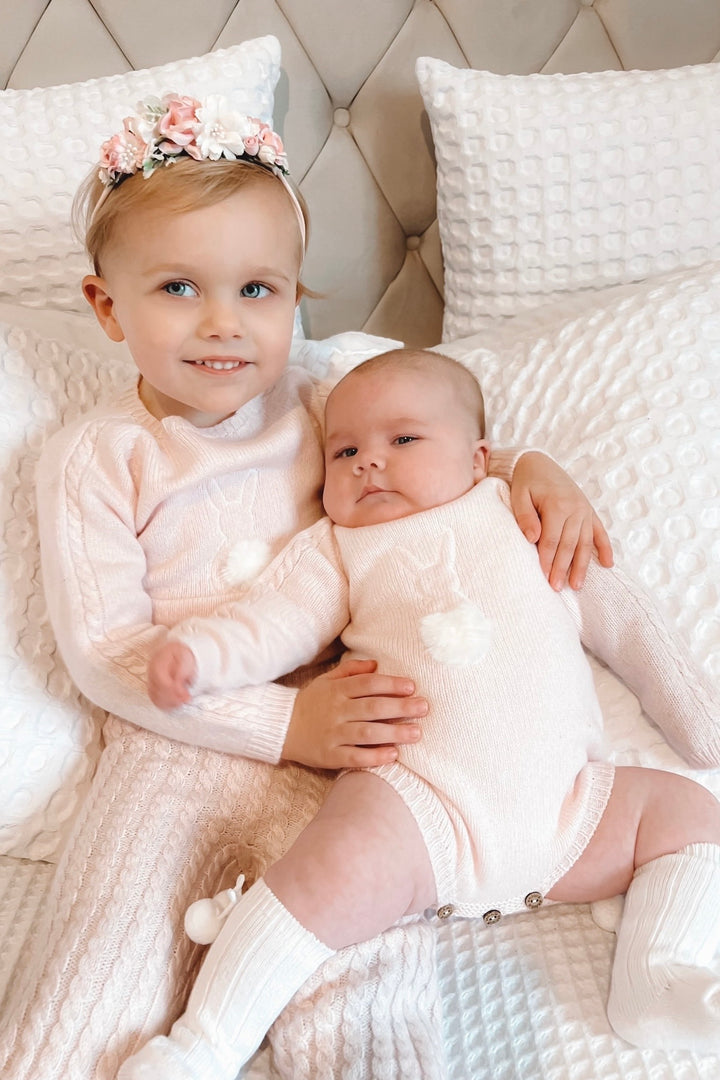 Wedoble "Angel" Cashmere Bunny Shortie | Millie and John