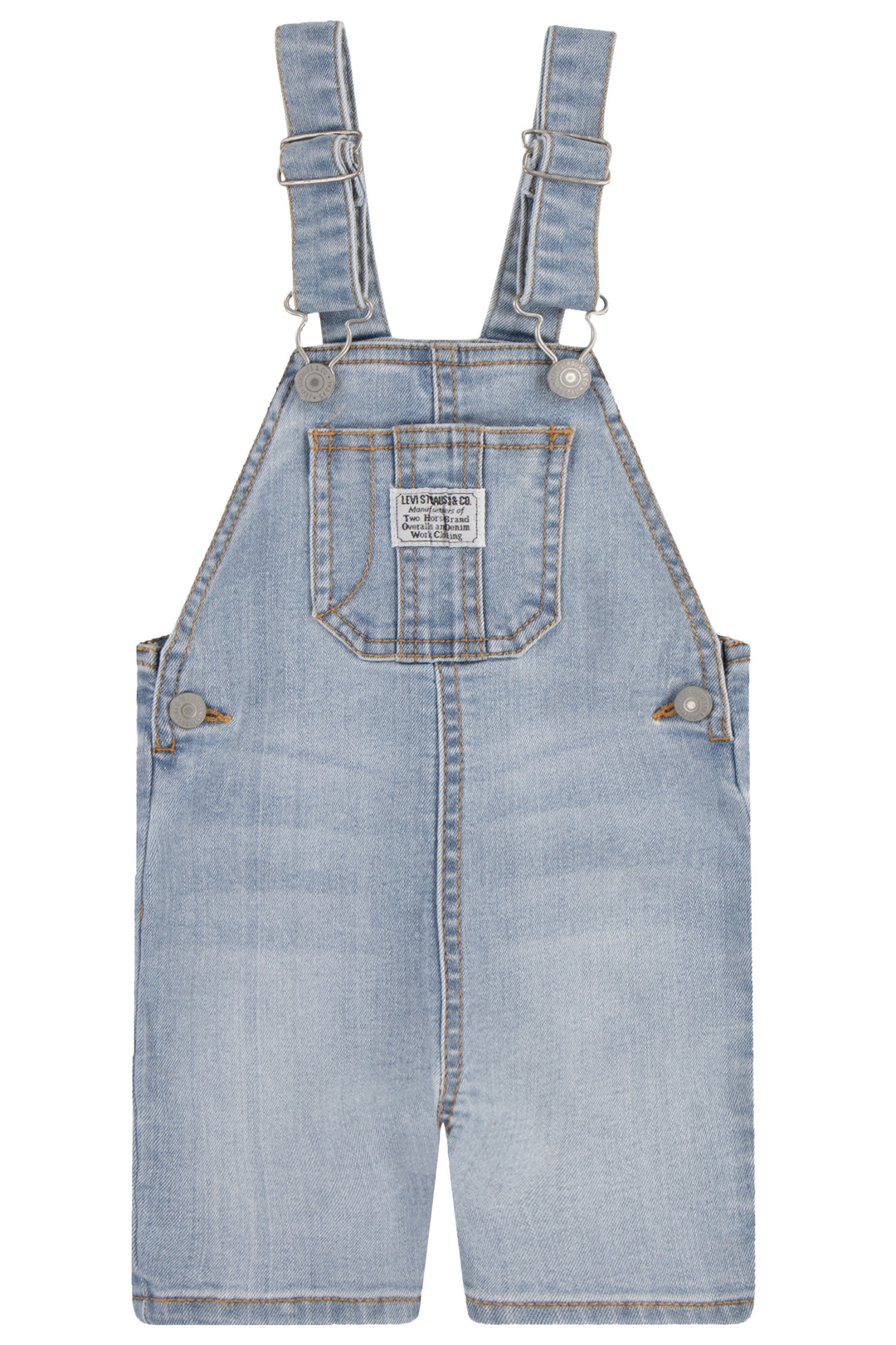 Levi's® Light Blue Wash Denim Shortall | Millie and John