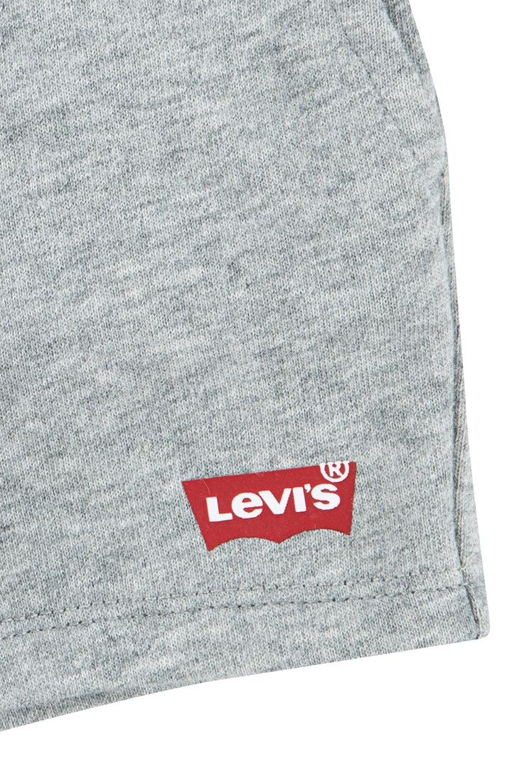 Levi's® Navy Signature T-Shirt & Grey Jogger Shorts | Millie and John