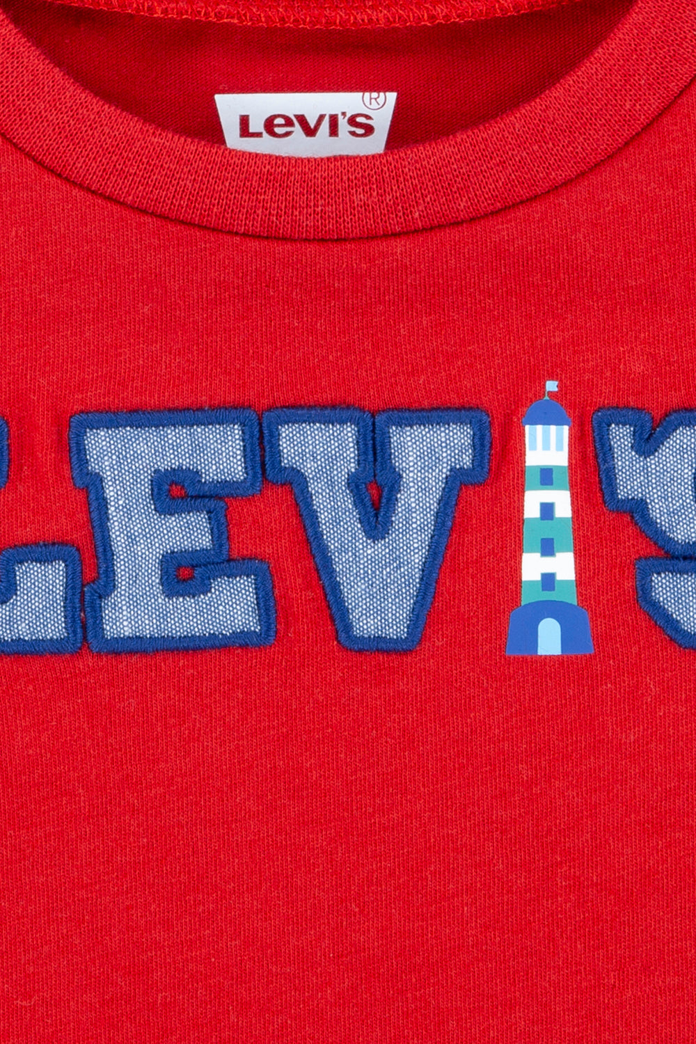 Levi's® Red & Blue Lighthouse Logo T-Shirt | Millie and John