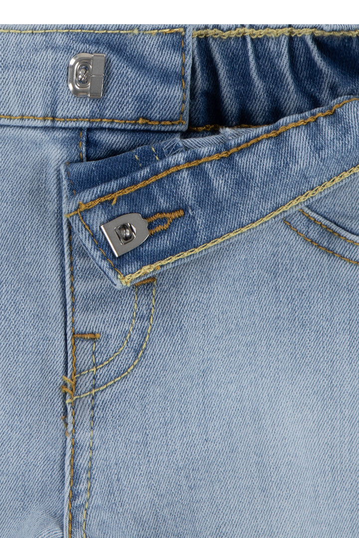 Levi's® White Sailor Bear T-Shirt & Denim Shorts | Millie and John