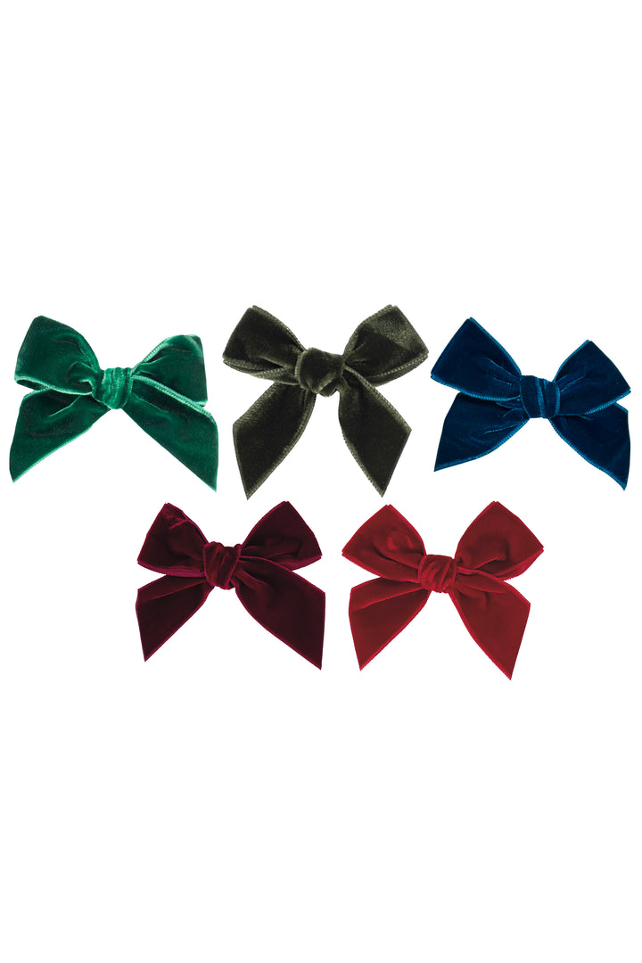 Calamaro Velvet Hair Bow | Millie and John
