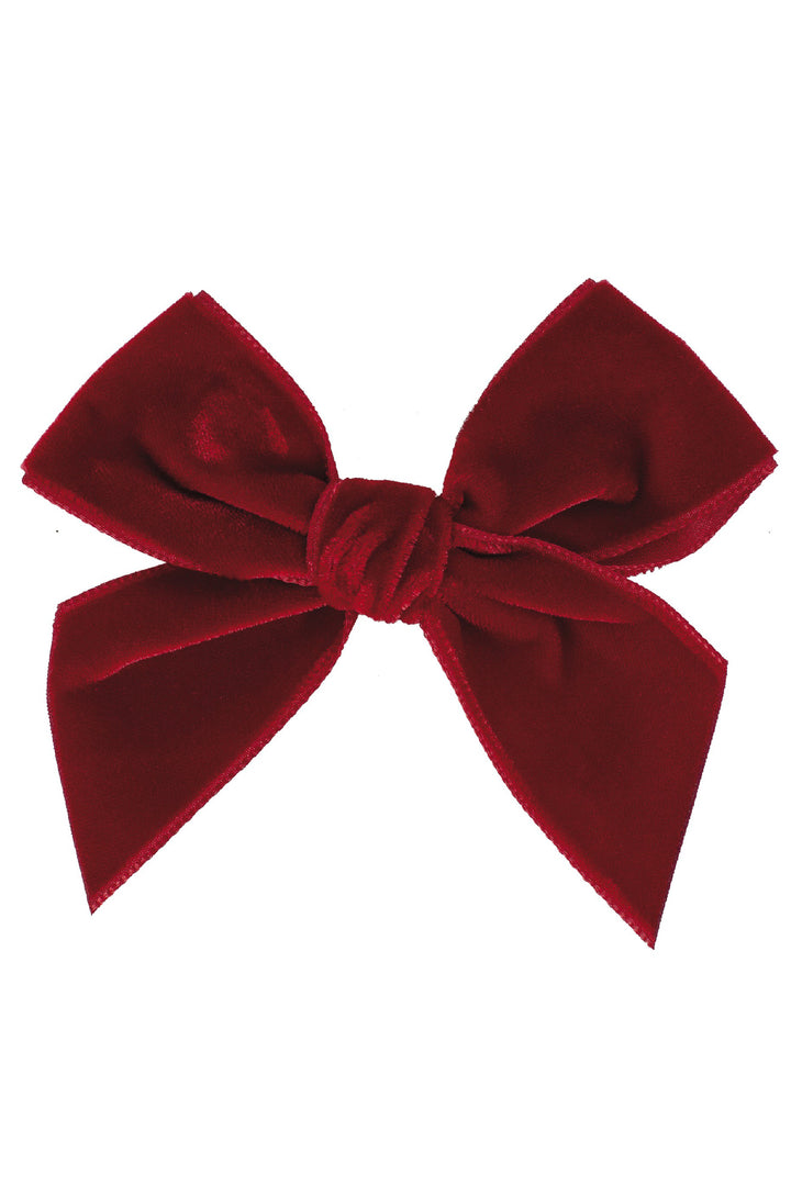 Calamaro Velvet Hair Bow | Millie and John