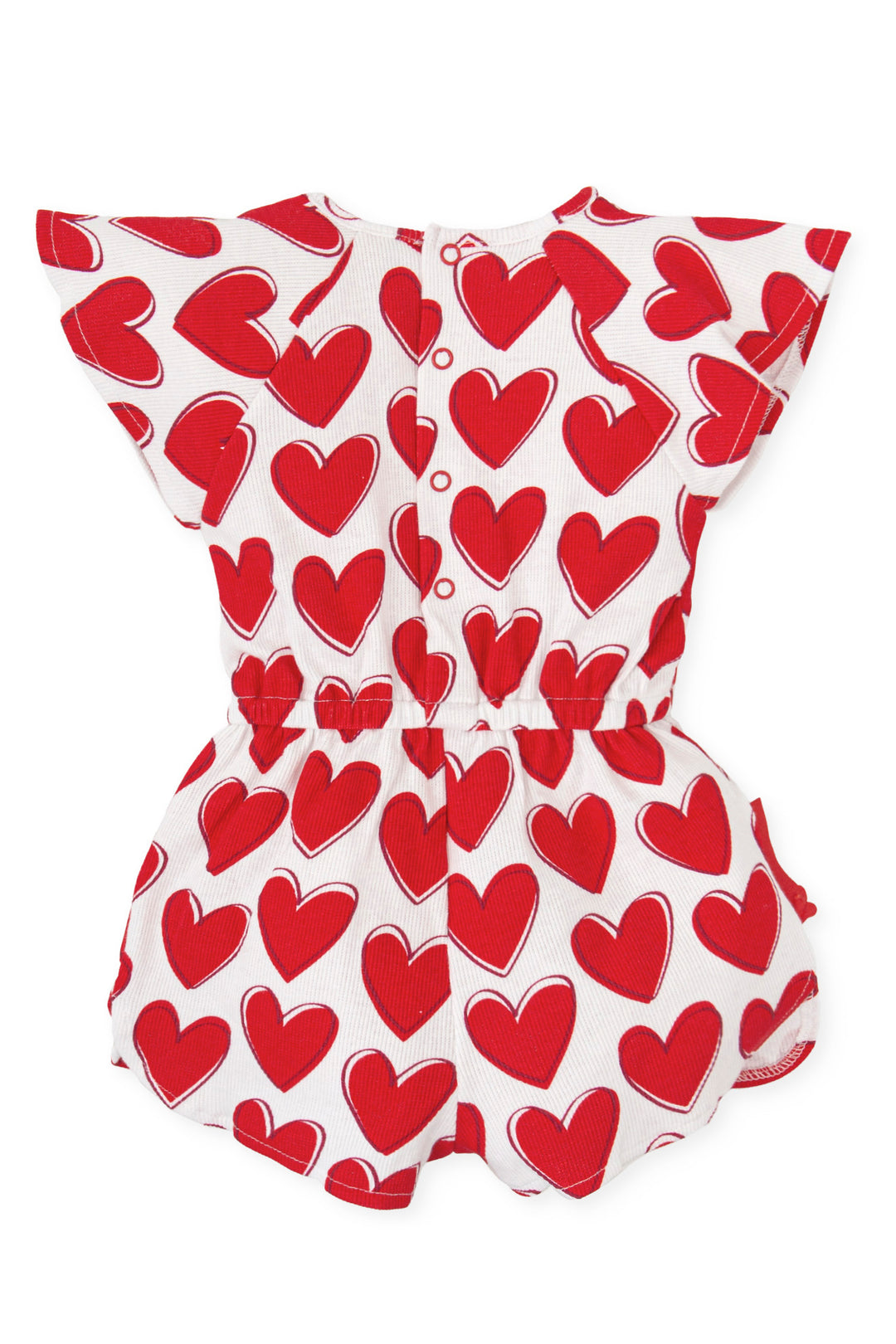 Agatha Ruíz de la Prada "Paris" Red Heart Print Playsuit | Millie and John