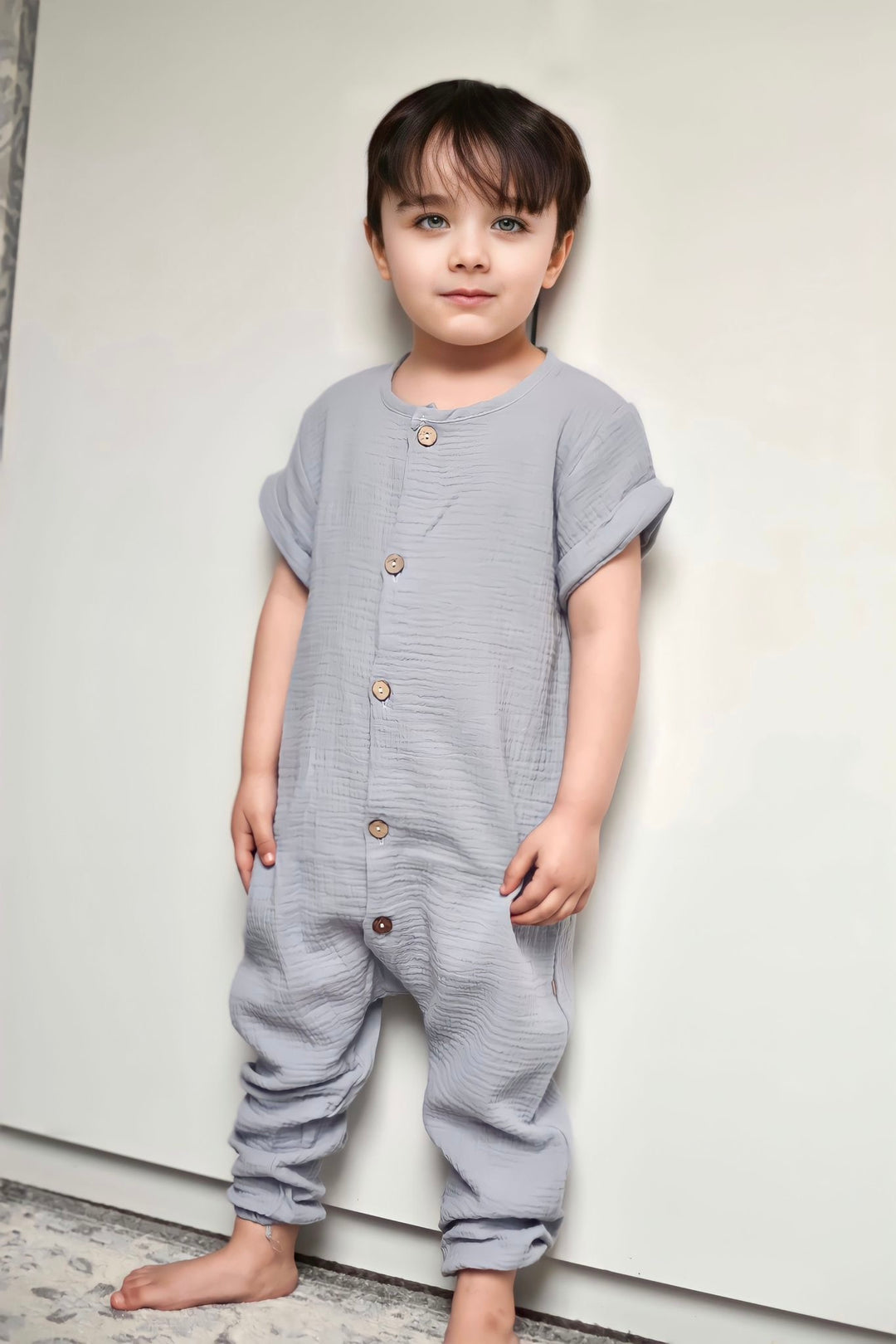 Calamaro "Atticus" Cheesecloth Jumpsuit | Millie and John