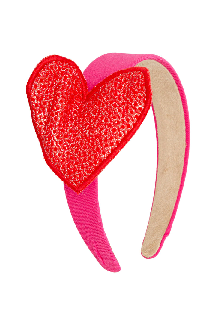 Agatha Ruíz de la Prada Fuchsia & Red Heart Headband | Millie and John