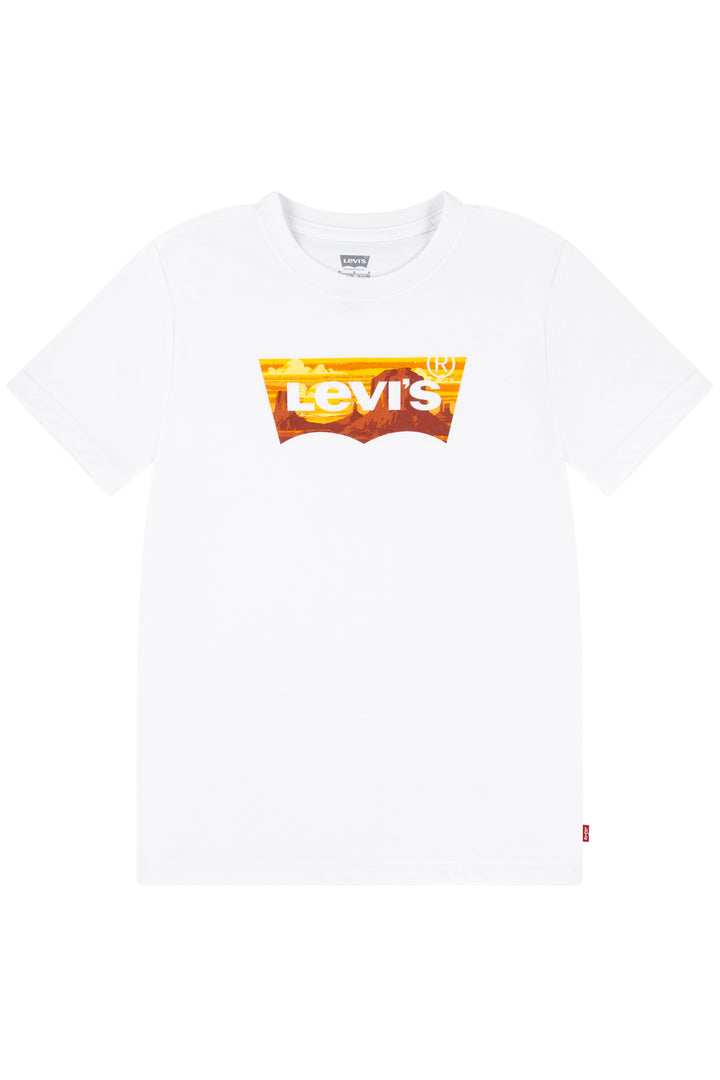 Levi's® White Sunset Batwing Logo T-Shirt | Millie and John