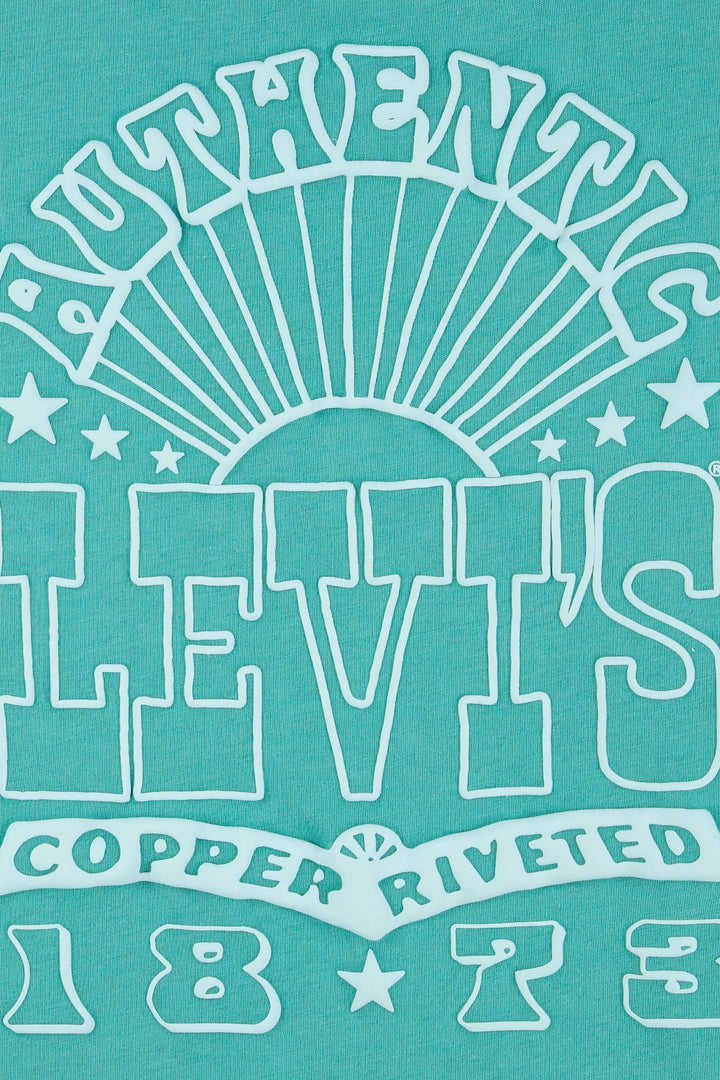 Levi's® Teal Retro Back Print T-Shirt | Millie and John